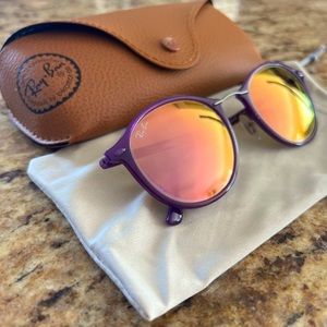 RARE Ray-Ban violet gold mirror lens